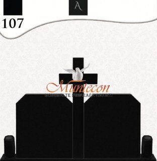 Monument Funerar MONUMENT RECTANGLE CC DUBLU + CRUCE