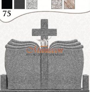 Monument Funerar MONUMENT WAVE DUBLU + CRUCE