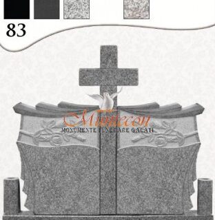 Monument Funerar MONUMENT FLORI 3 DUBLU + CRUCE