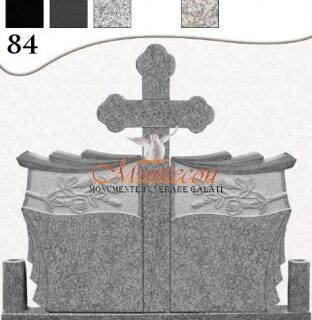 Monument Funerar MONUMENT FLORI 3 DUBLU + CRUCE 3