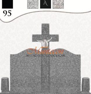 Monument Funerar MONUMENT OGEE SD DUBLU + CRUCE