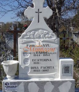Monument papirus mozaic alb